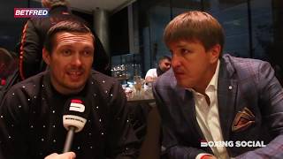 OLEKSANDR USYK ON quotARROGANTquot TONY BELLEW JOSHUAPOVETKIN GASSIEV WIN amp HEAVYWEIGHT PLANS [upl. by Arvie]