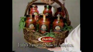 1996 Barilla Pasta Sauce quotItalian Mastersquot TV Commercial [upl. by Serilda5]