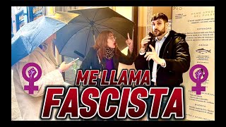 FEMINISTA ME LLAMA FASCISTA Y ACABA MAL GORDOFOBIA Y FEMINISMO [upl. by Christian]