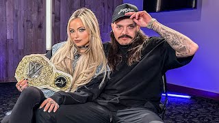 Liv Morgan and “Dirty” Dominik Mysterio sit down for an exclusive interview before Bad Blood [upl. by Ahsinrad]