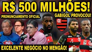 EXCELENTE NEGÓCIO NO FLAMENGO MULTA MAIOR QUE 500 MILHÕES GABIGOL PROVOCOU DE LA CRUZ NO TREINO E [upl. by Cynthy]