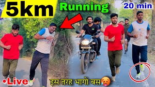 5km running live  5km रनिंग की तैयारी कैसे करें  5km running training  5km running tips in hindi [upl. by Iorio]