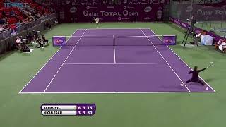 Niculescu forehand slice [upl. by Anilegna]