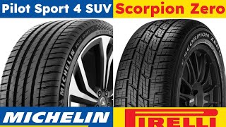 Michelin Pilot Sport 4 SUV vs Pirelli Scorpion Zero [upl. by Moshell985]