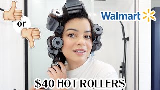 40 Heated Rollers from Walmart  Hairitage by Mindy Hot Rollers [upl. by Jemine407]