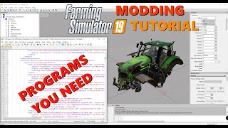 FS19  FS22 MODDING Tutorial 1  Programs you need for modding [upl. by Chic]