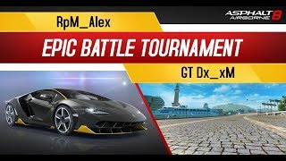 A8 Epic Battle Tournament RpMAlex VS GT DxxM [upl. by Auqenahc]