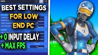 Best Settings For LowEnd PC’s  200 FPS Boost in Fortnite Chapter 4 [upl. by Nnaeirrac]