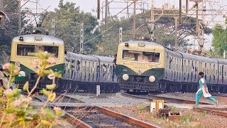 Chennai Beach to Chengalpattu EMU Train  Overcrowded Chennai Suburban of Indian Railways [upl. by Fondea]