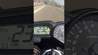 Yamaha fz1 298 top speed [upl. by Aneetsirk]