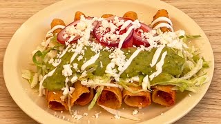 Tacos dorados de papa con chorizo [upl. by Ekyt]