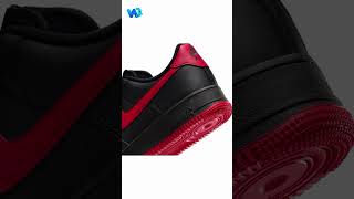 Nike Air Force 1 Black Red  12999€ [upl. by Arahsit52]