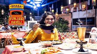 Punjabi Haveli Dhaba Best Punjabi food in Hyderabad  Vihari Foodies [upl. by Yssor]