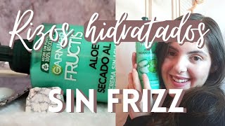 GARNIER fructis ALOE VERA secado natural Hydra Bomb reseña review💚 [upl. by Einre539]