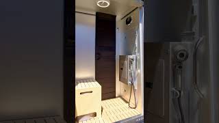 Next level recirculating shower system in this beautiful camper van vanliving rvlife [upl. by Elicia]