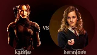 Princess Rap Battles  Katniss VS Hermione Whitney Avalon amp Molly C Quinn  LYRICS [upl. by Otrebire650]