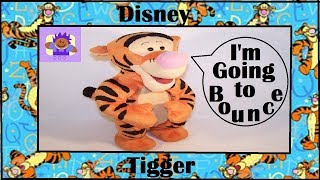 1998 Disney Winnie the Pooh Bouncing Tigger Plush By Mattel [upl. by Irvine]