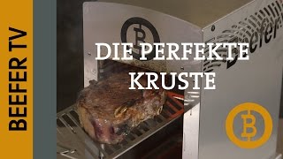 BeeferTV Die perfekte Kruste  Steak mit 800 Grad [upl. by Araminta467]