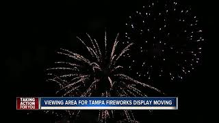 New Years Eve fireworks move from Channelside to Cotanchobee Fort Brook Park [upl. by Stillas]