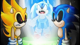 SonicExe  Nightmare Beginning Fan Animation Confrontation Scene [upl. by Fevre]