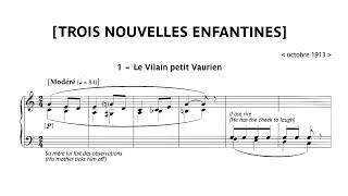 Erik Satie 1913 Trois Nouvelles Enfantines [upl. by Werby]