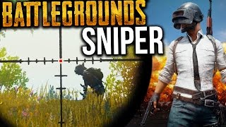 BATTLEGROUNDS BATTLE ROYALE SNIPING  PUBG Sniper Gameplay [upl. by Iaria]