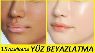 15 DAKİKADA YÜZ BEYAZLATMA CİLDİ PORSELEN GİBİ BEYAZ YAPAN CİLT BEYAZLATICI PATATES SUYU GÜZELLİK [upl. by Ettesel]