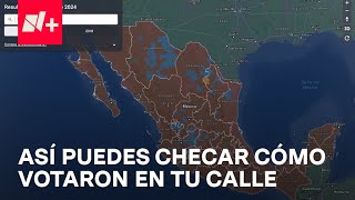 Mapa sobre resultados de las Elecciones 2024 Fernanda caso explica en Despierta [upl. by Ikaz425]