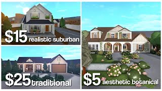 Bloxburg  Cheap VS Expensive House  Roblox  House Build [upl. by Oratnek]