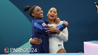 Jordan Chiles earns her first individual Olympic medal in floor final  Paris Olympics  NBC Sports [upl. by Ekusoyr951]