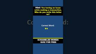 Jumbled Words Game  Unjumble the Words  Letters in English [upl. by Ronnica229]