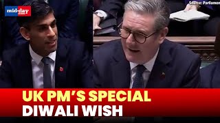 Diwali 2024 UK PM wishes Diwali to Rishi Sunak in a special way [upl. by Nuaj]