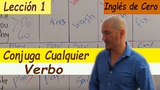 Cómo conjugar CUALQUIER VERBO en inglés PRESENTE SIMPLE FÁCIL LECCIÓN 1 [upl. by Meil]