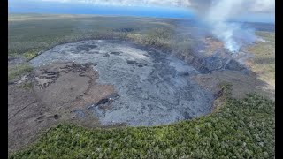 Kilauea Volcano Middle East Rift Zone Eruption September 20 2024 [upl. by Osana]