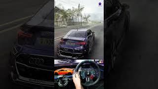 Audi RS3 in the Storm ️audi rs3 forzahorizon5 logitechg29 rain youtube [upl. by Ybrik]