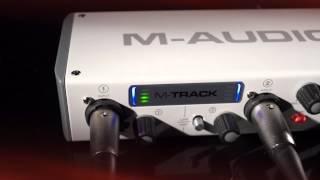 MAudio MTrack 2Channel USB Audio Interface [upl. by Uolyram]