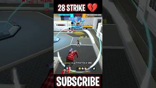 28 Streak vs Random players 😡😡  freefire trending shorts shortfeed viral youtubeshorts ff [upl. by Lleret]