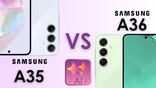 Samsung Galaxy A35 VS A36 samsung androidphone leak comparison evolution [upl. by Ahtnammas]