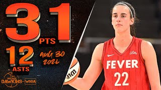 Caitlin Clark Puts On a Show With 31 Pts x 12 Asts vs Sky 🔥🔥  August 30 2024 [upl. by Isyed314]