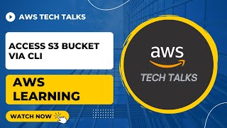 How to access S3 Bucket via AWS CLI  AWS New Console 2022 aws bucket s3 [upl. by Neirual]