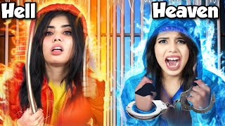 Extreme HOT🥵 VS COLD🥶 Jail Challenge [upl. by Gilleod]