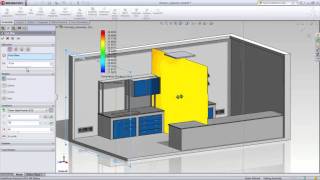 SOLIDWORKS HVAC Flow Simulation Software [upl. by Aidyn24]