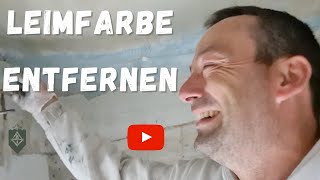 Die beste und einfachste Methode Leimfarbe zu entfernen  Kurzvideo [upl. by Noelani933]