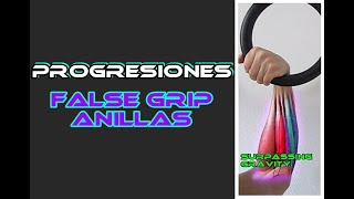 Progresiones False Grip Anillas  Antebrazos Calistenia [upl. by Oneg]