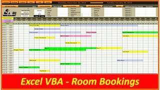 Hotel and Room Bookings  VBA Excel [upl. by Trudnak]