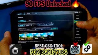 Best GFX TOOL For BgmiPubg 90 FPS Unlocked 🔥✔️pubgmobile bgmi [upl. by Abell]