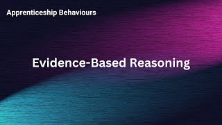 Evidence based reasoning [upl. by Leatri]