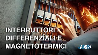 Interruttori DIFFERENZIALI e MAGNETOTERMICI quali sono le differenze RCD RCCB RCBO MCB MCCB ELCB [upl. by Analim]