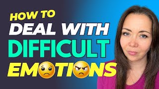 How to Cope with Difficult Feelings  Therapist Explains [upl. by Judye]