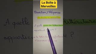 Questionsréponsesla Boîte à Merveillesمراجعةrégional français 1 bacرواية علبة العجائب [upl. by Ehcropal]